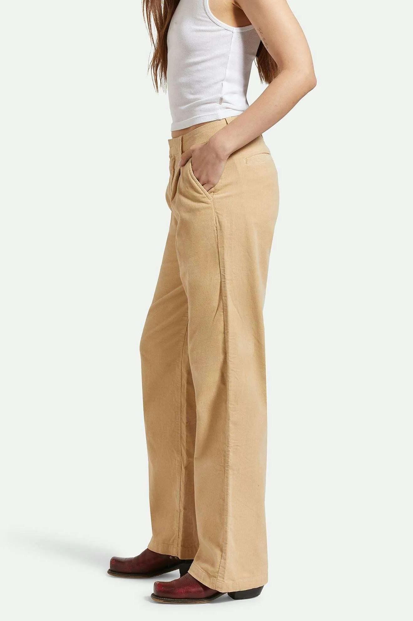 Ludlow Trouser Pant - Oat Milk Non Restrictive ComfortFit