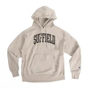 Kangaroo Pocket Champion Arctic Cold Beige Hood with Black Ink