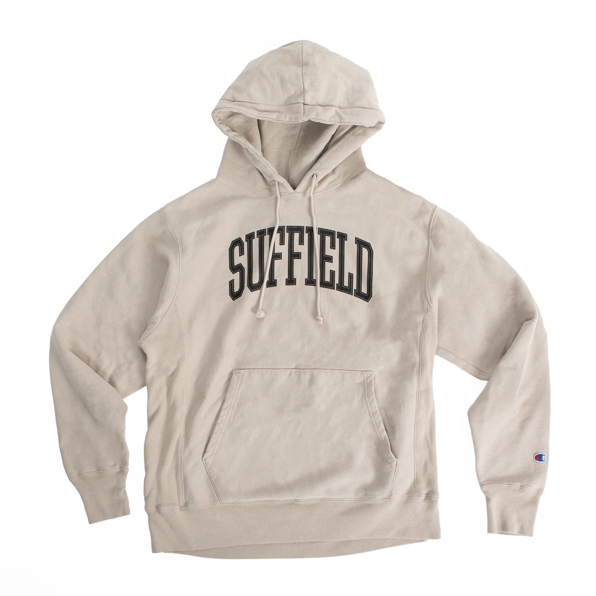 Seasonal Fashion All Day Wear Champion Arctic Cold Beige Hood with Black Ink