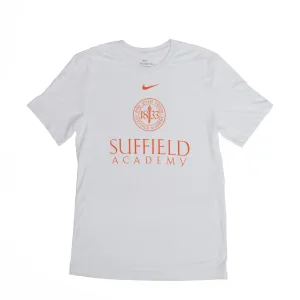 LowMaintenance Material SeamFreeEngineering Nike Dri Fit Short Sleeve Tee White 1833