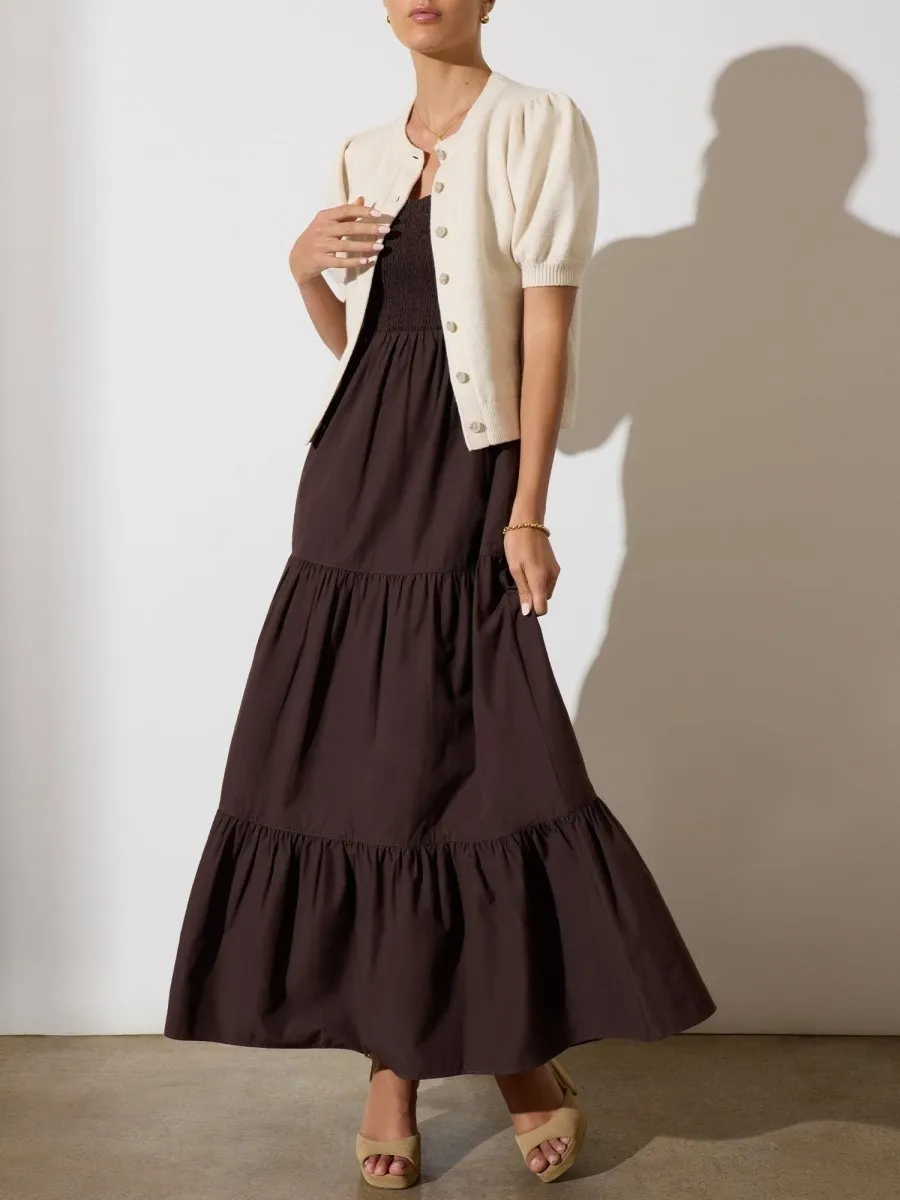 Smart and Chic Linen-Blend The Kim Dress