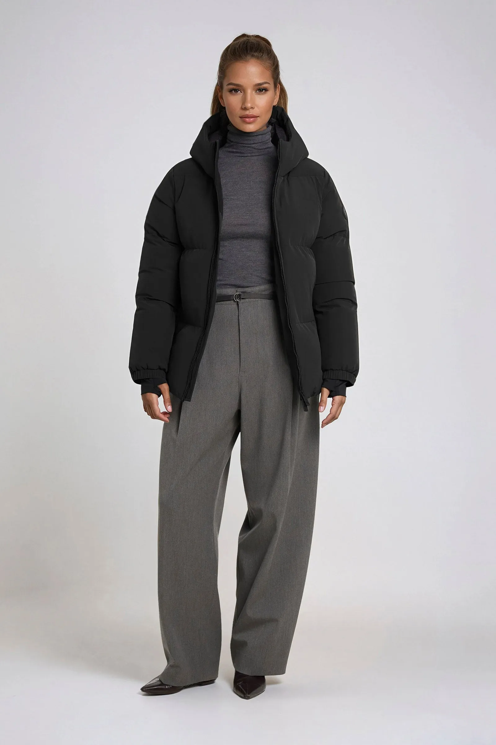 Stacy Double Stitch Seams Crisp Look