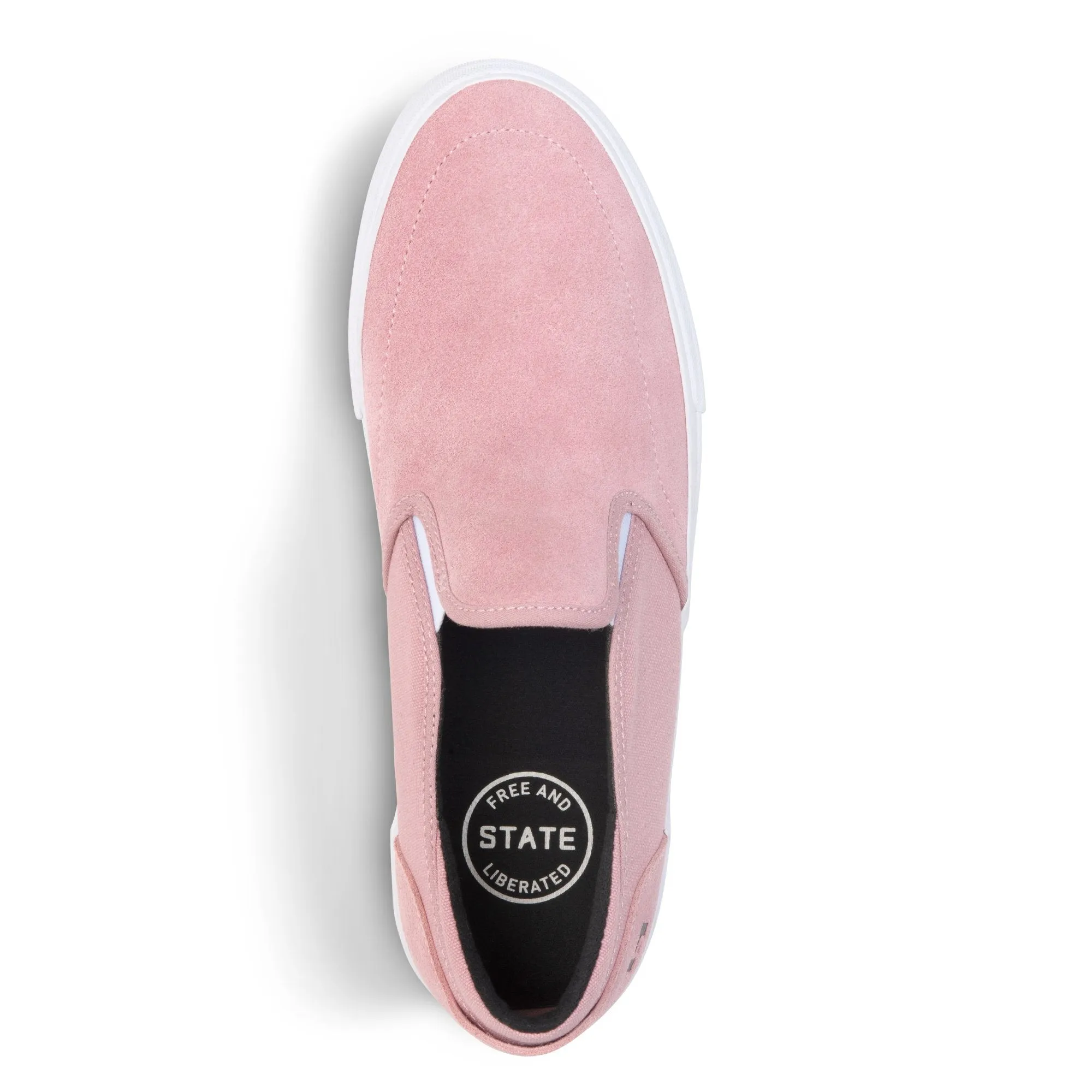 Strong Frame Slip   On State Footwear Keys Slip On Candy Pink