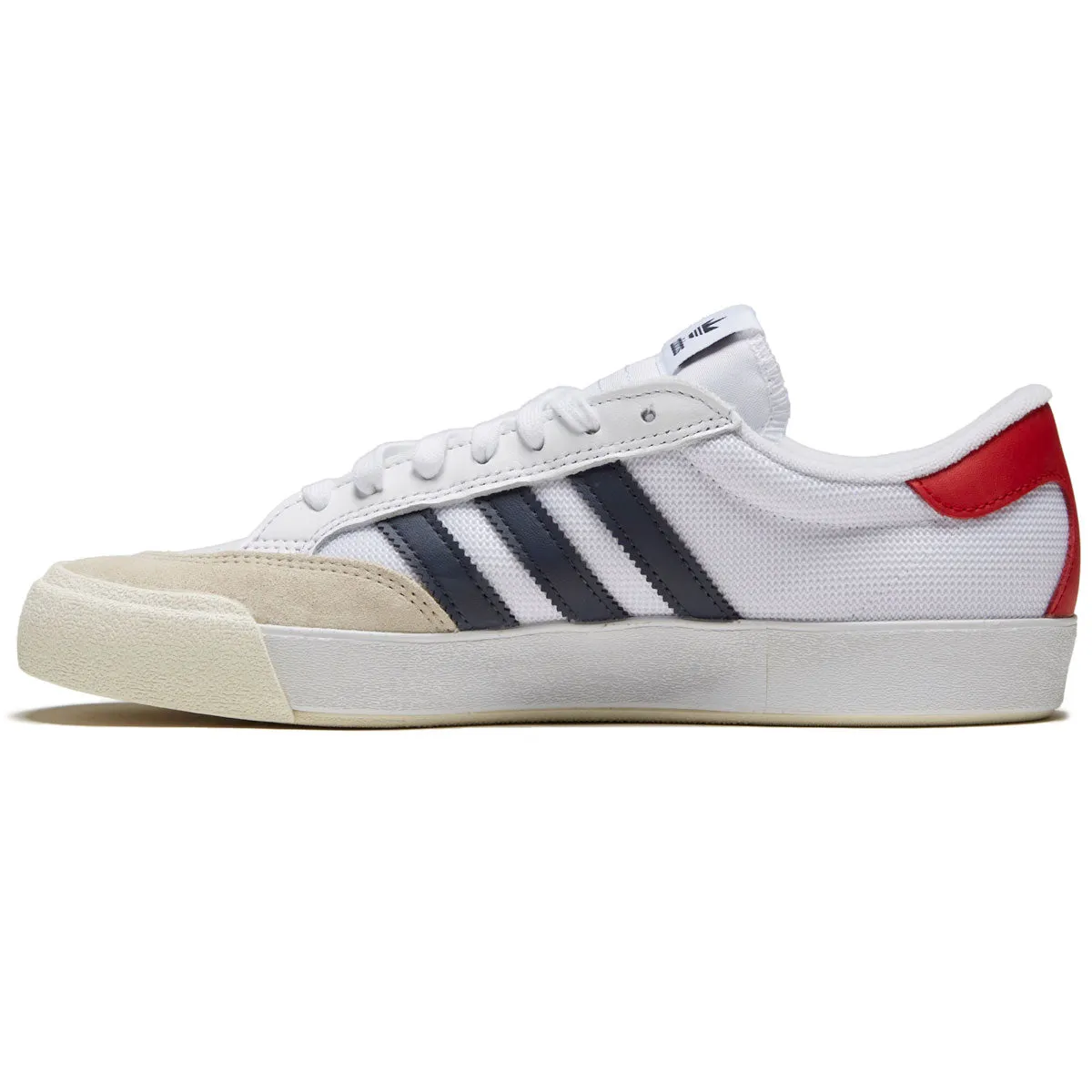 Adidas Nora Pro White/Shadow Navy/Scarlet Red Board Flex