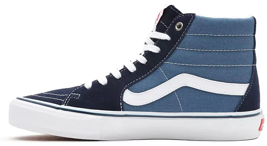 Vans Skate Sk8 High Navy/White Foam Midsole Smooth Style