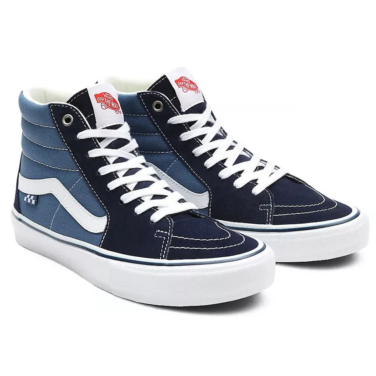 Vans Skate Sk8 High Navy/White Cushion Frame