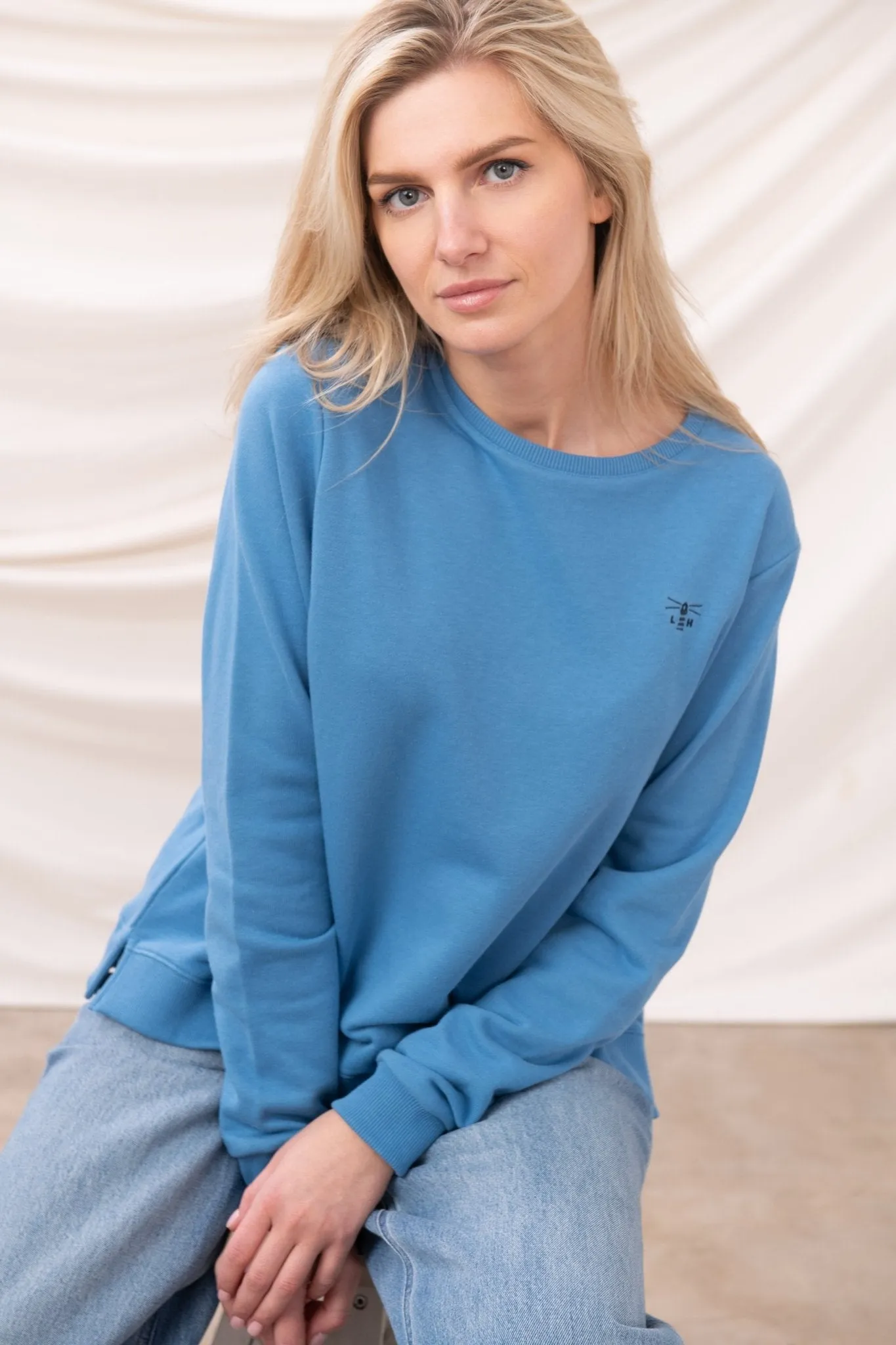 Seaside Jersey - Marine Blue Urban Edge Plaid Design