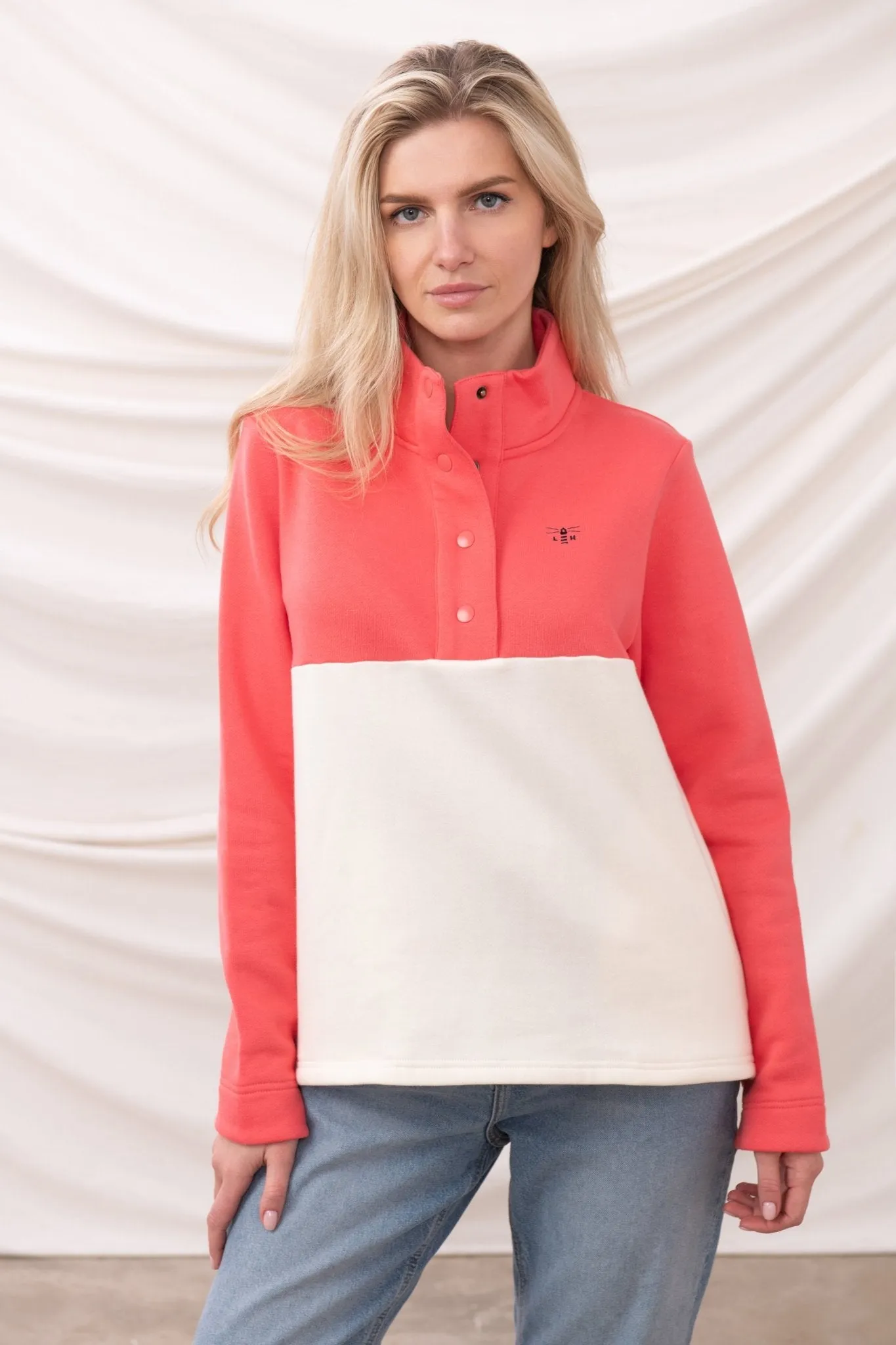 Eco Friendly Haven Jersey - Coconut Deep Coral