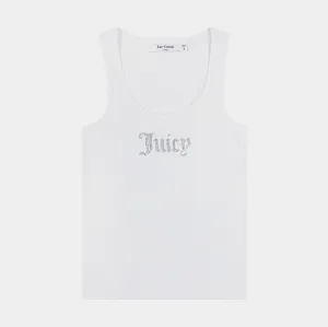 Long Bling Top Womens Tank Top (White) Cultural Fit