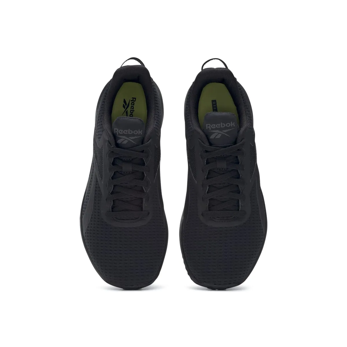 safety - design shoes REEBOK GY3977 LITE PLUS 3 WMN'S (Medium) Black/Grey/Yellow Mesh Running Shoes