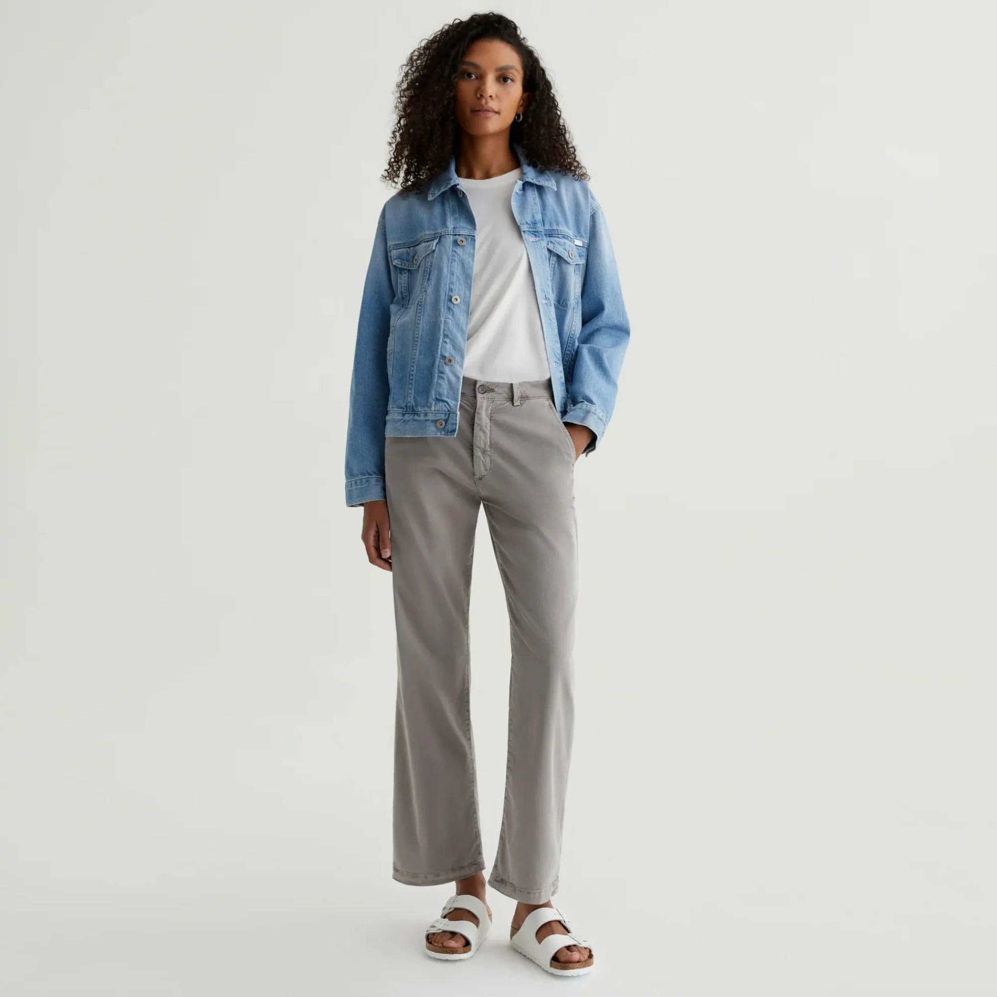 Caden Straight Trouser (Sulfur Pebble Grey) Odor Control Technology TemperatureRegulation