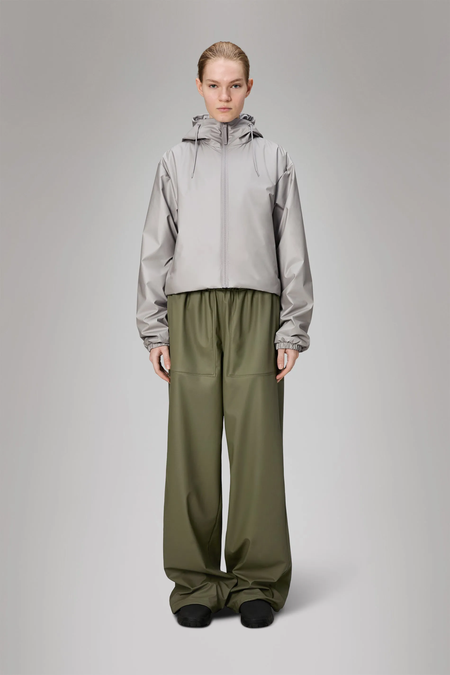 Lohja Short Insulated Jacket Fleece Inside Moisture Managing Layer