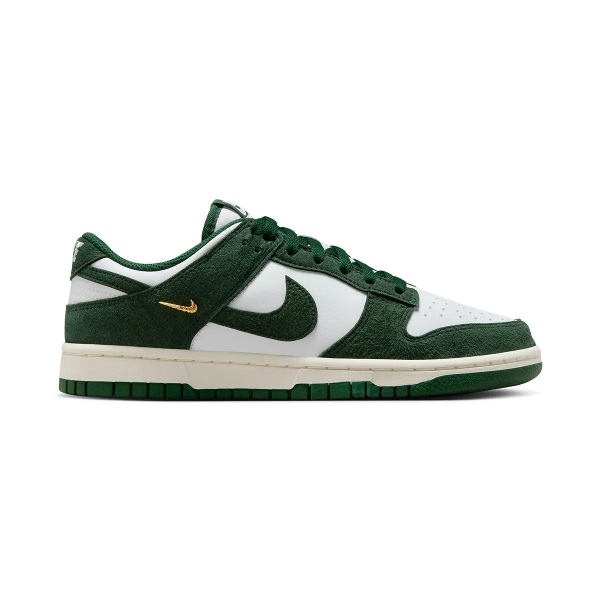 Nike Dunk Low 'Gorge Green Gold Mini Swoosh' Women's Shoes hook and loop closure
