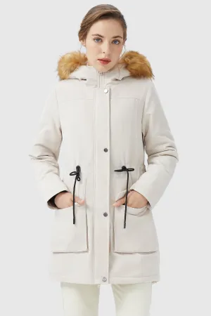 Temperature Regulating Thickened Fleece Lined Parka Jacket