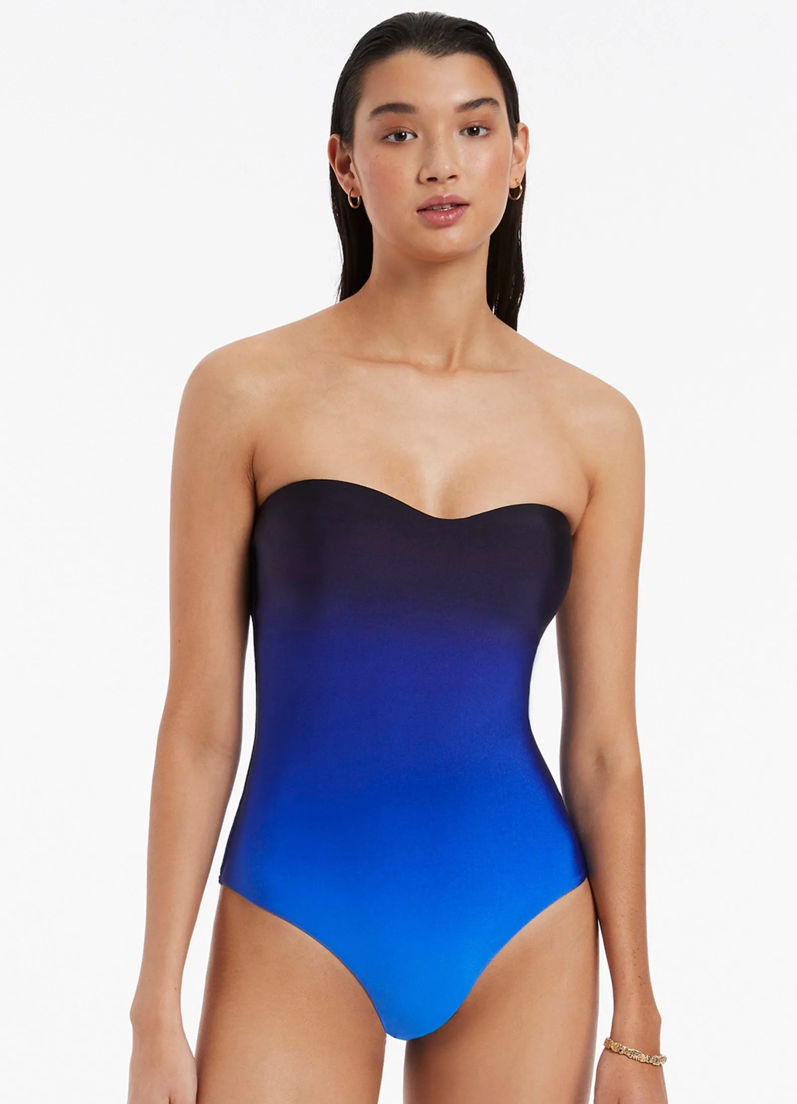Oia Sunset Bandeau One Piece - Ocean Light Packing