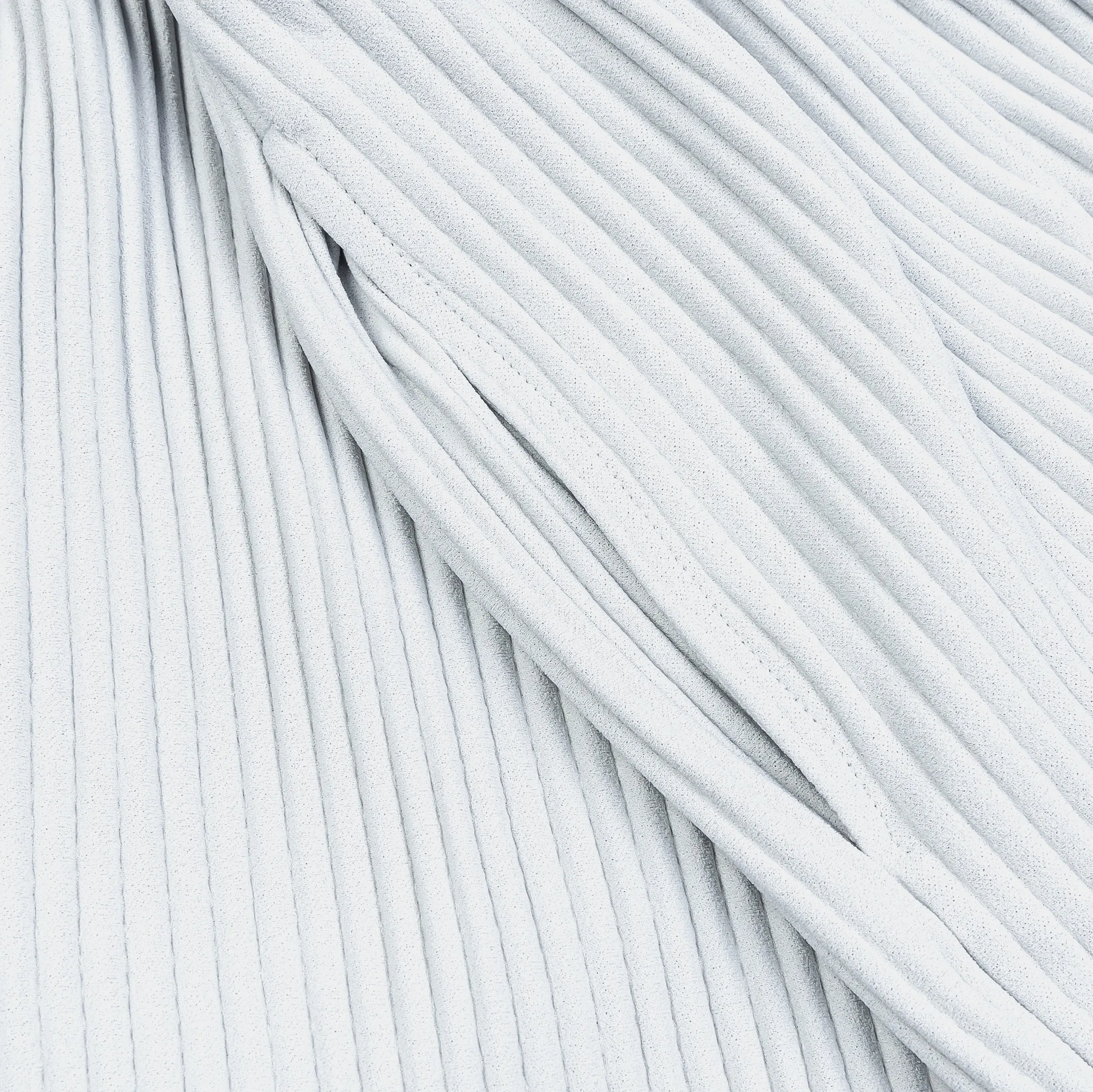 Pleated Fleece Womens Shorts (Blue) Abrasion Dispersing Weave