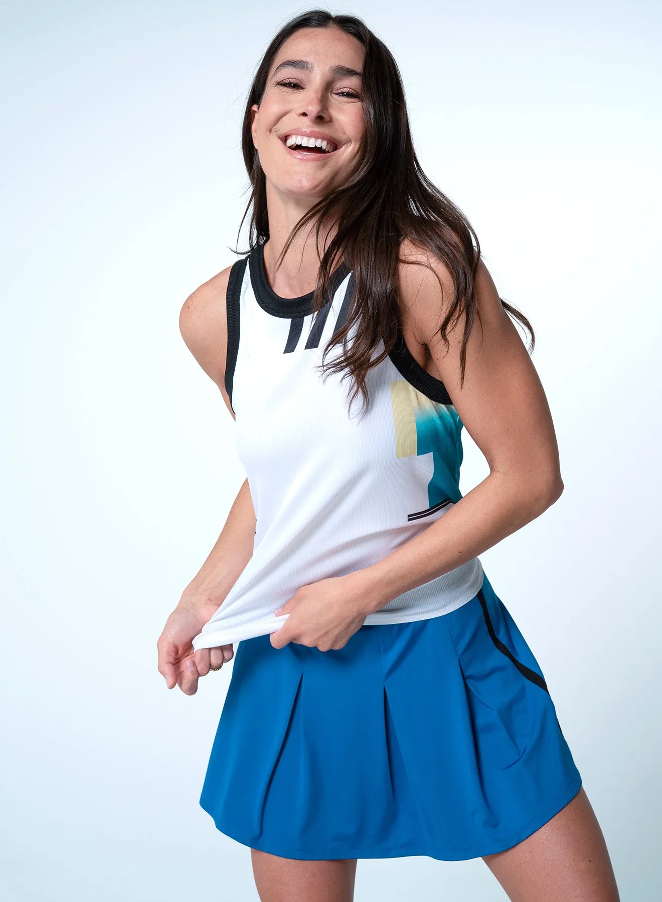 Collectible small - volume storage Stripe It Up Tie Back Tank