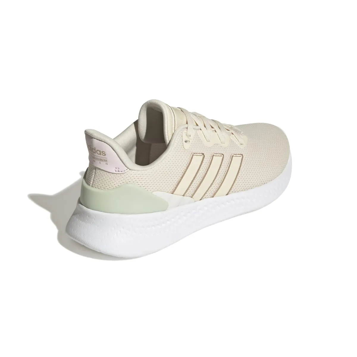 ADIDAS GZ6773 PUREMOTION SE WMN'S (Medium) White/Beige/Green Textile Running Shoes improved performance