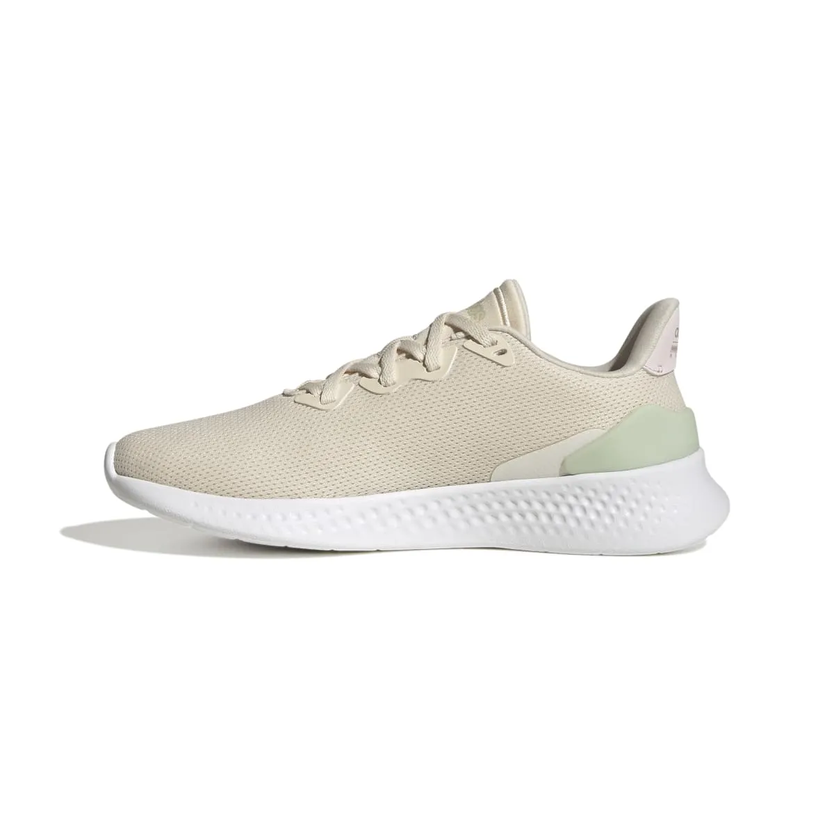 increased endurance Sprint runner ADIDAS GZ6773 PUREMOTION SE WMN'S (Medium) White/Beige/Green Textile Running Shoes