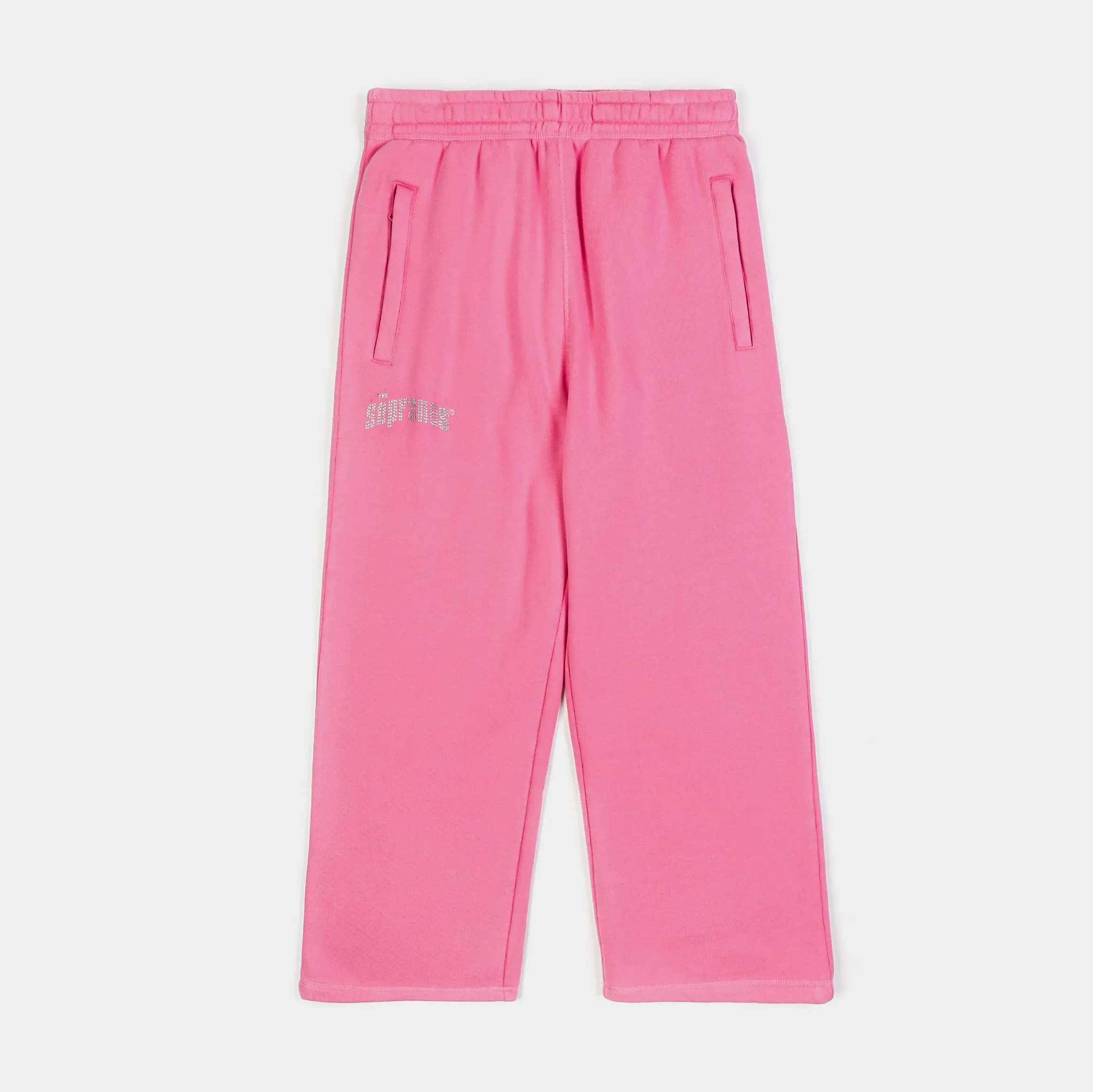 SP x Sopranos Logo Washed Joggers Womens Sweatpants (Pink) Comfy Style