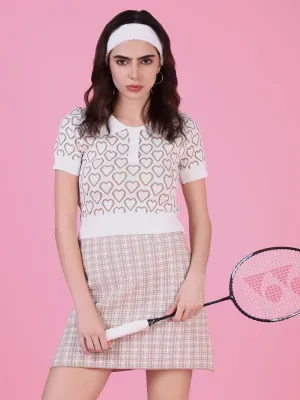 Women's Brown Shirt Style Crop Top theater visit Minimalist fashion