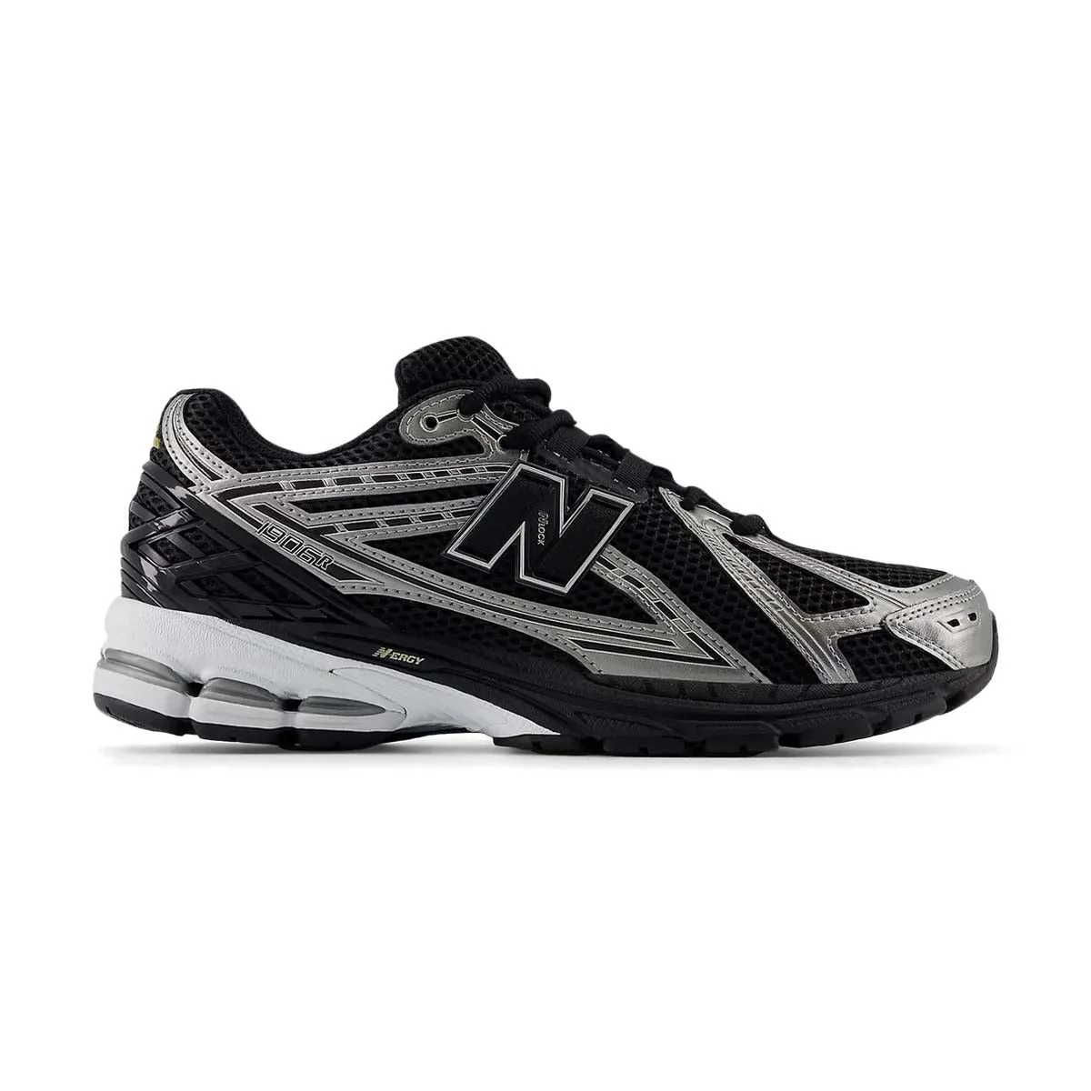 Reinforced Heel Stabilizer Shock Absorption Midsole New Balance 1906R 'Black Grey White' Unisex Shoes
