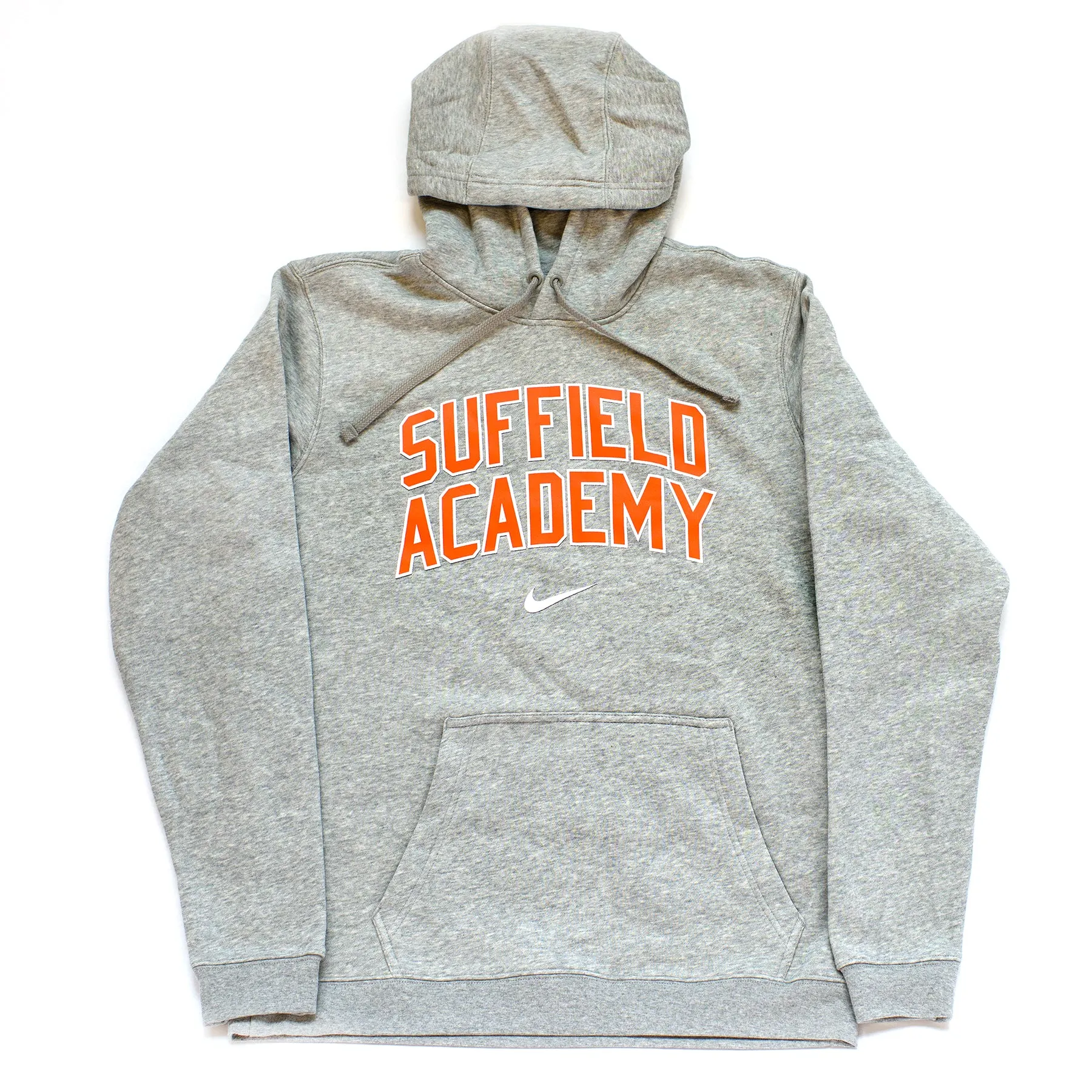 Breathable wear product eco friendliness level Suffield Academy Nike Grey Hoodie