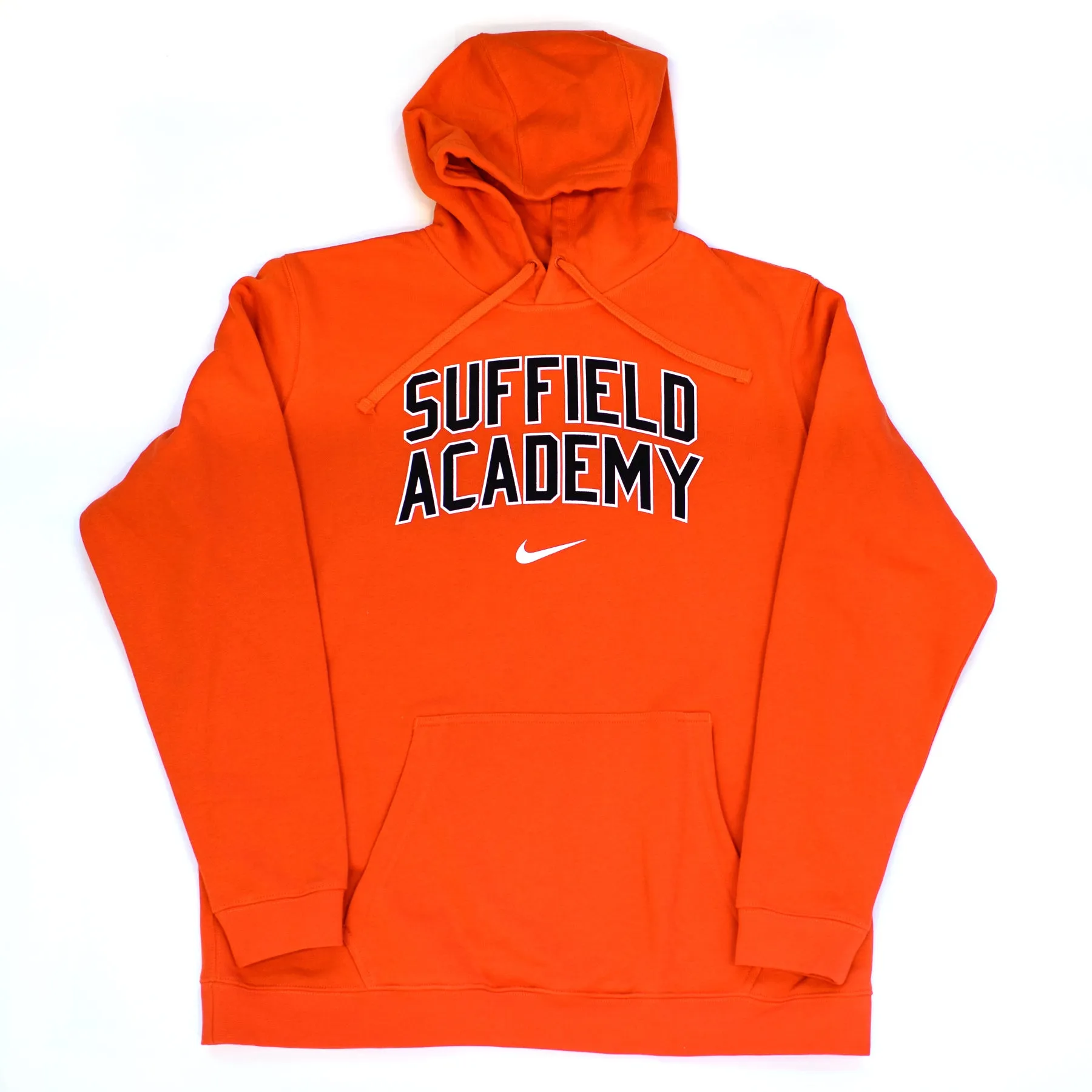 Polka Dot Suffield Academy Nike Orange Hoodie