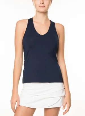 V-neck Tank area saturation