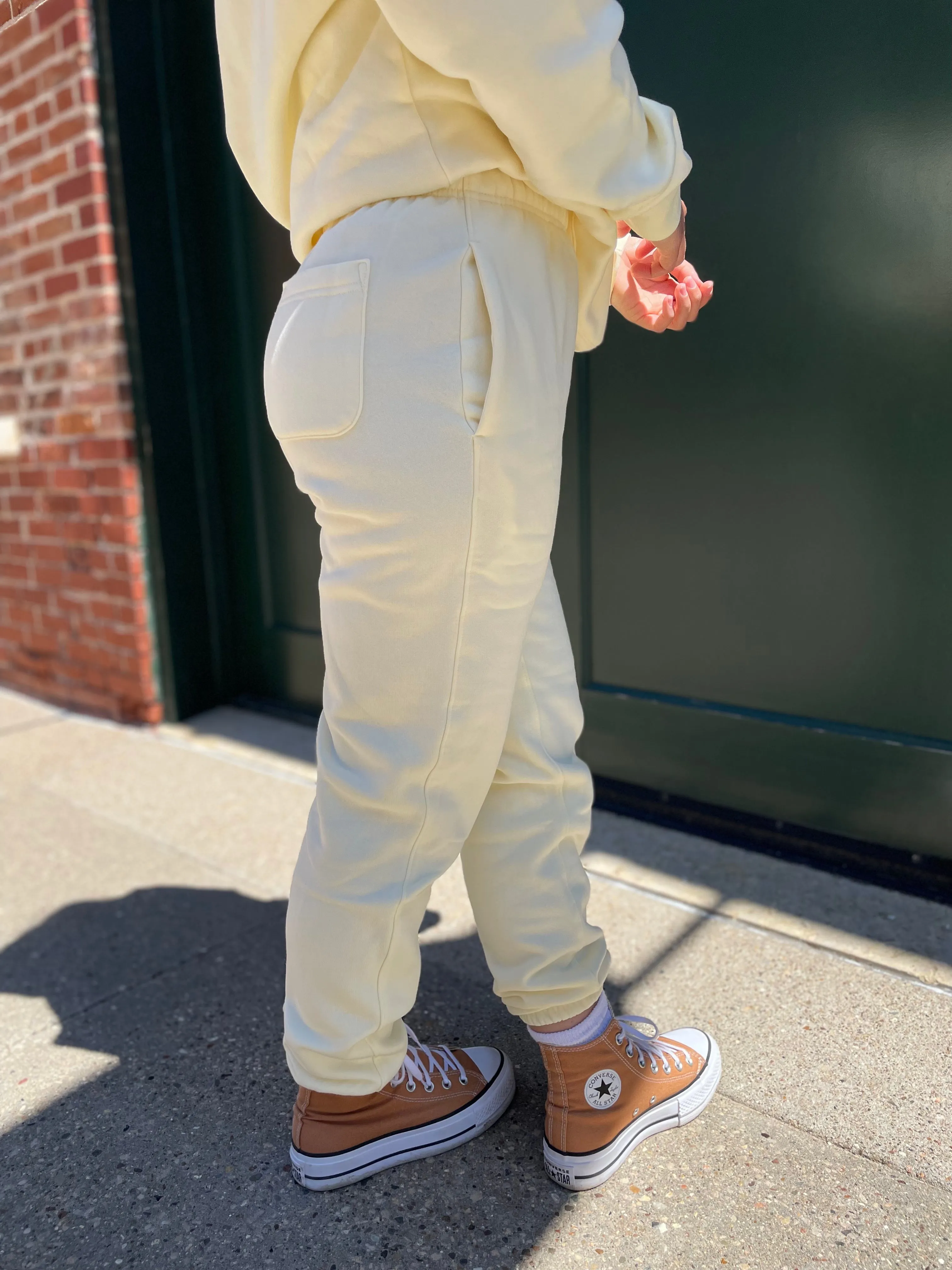 Midwesty Sweats in Butter Yellow (FINAL SALE) Modern Comfort No Ride Up Design