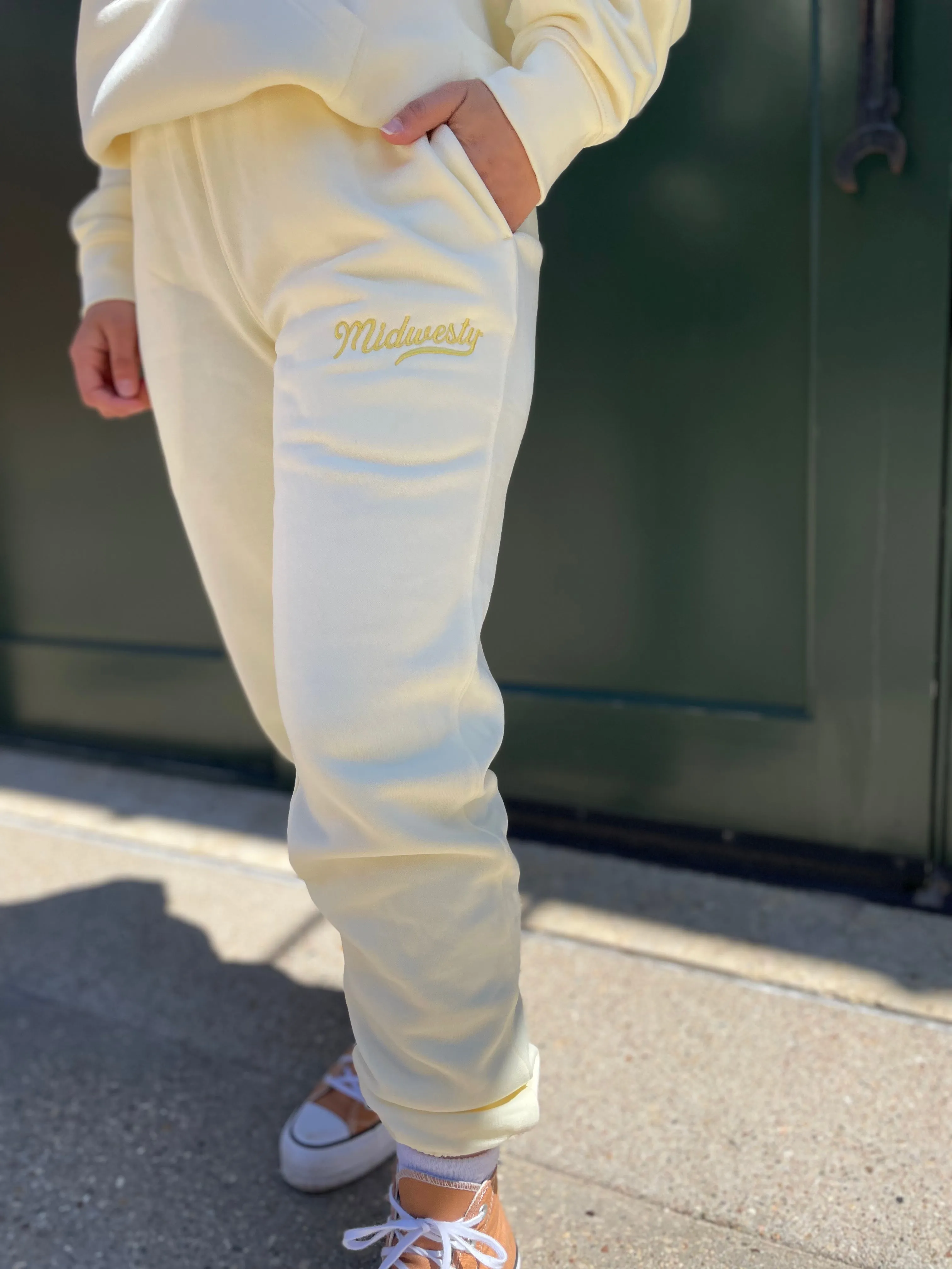 Midwesty Sweats in Butter Yellow (FINAL SALE) Casual Comfort Fit Chic Design