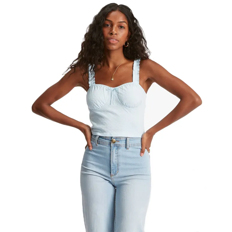 Wicking Interior Layer Sweet Summer Knit Tank Top