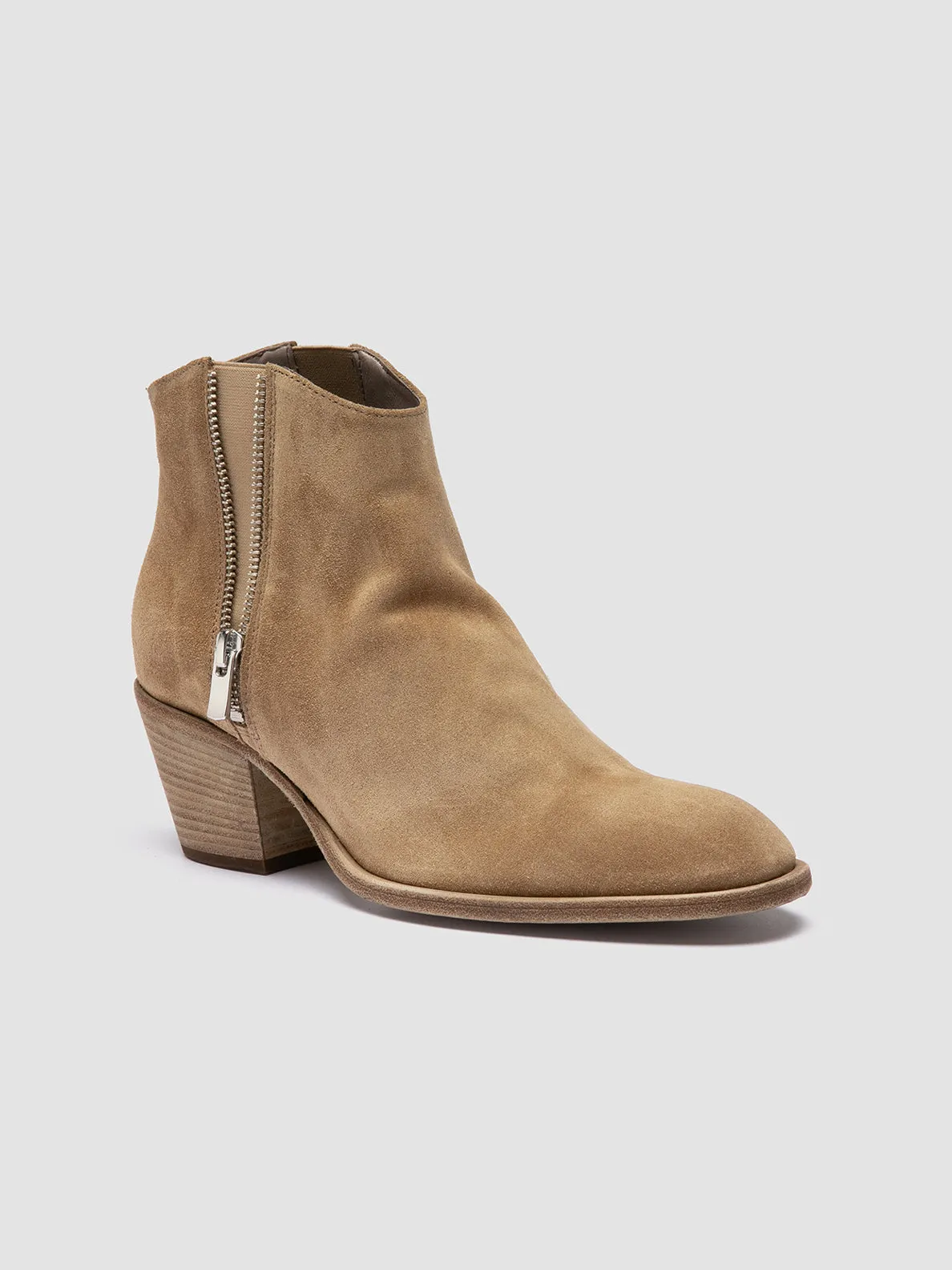 Quick Drying All Day Worker SYDNE 015 - Beige Suede Ankle Boots