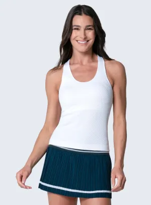 Durable Binding Seamless Scoop Neck Tank