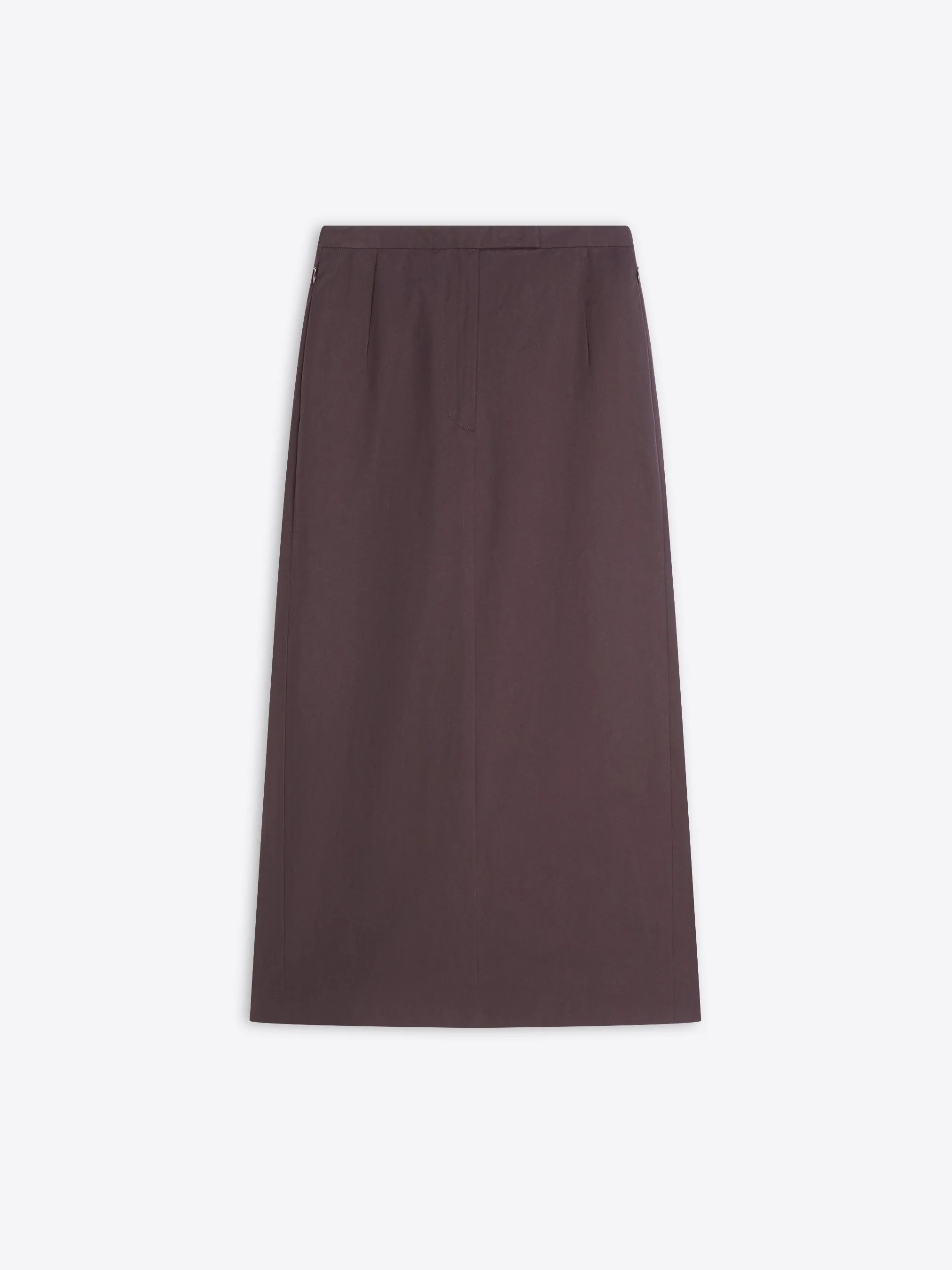 Tailored cotton poplin skirt Airy Comfort Summer Picnic