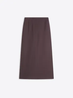Modern Design Reinforced Seams Tailored cotton poplin skirt