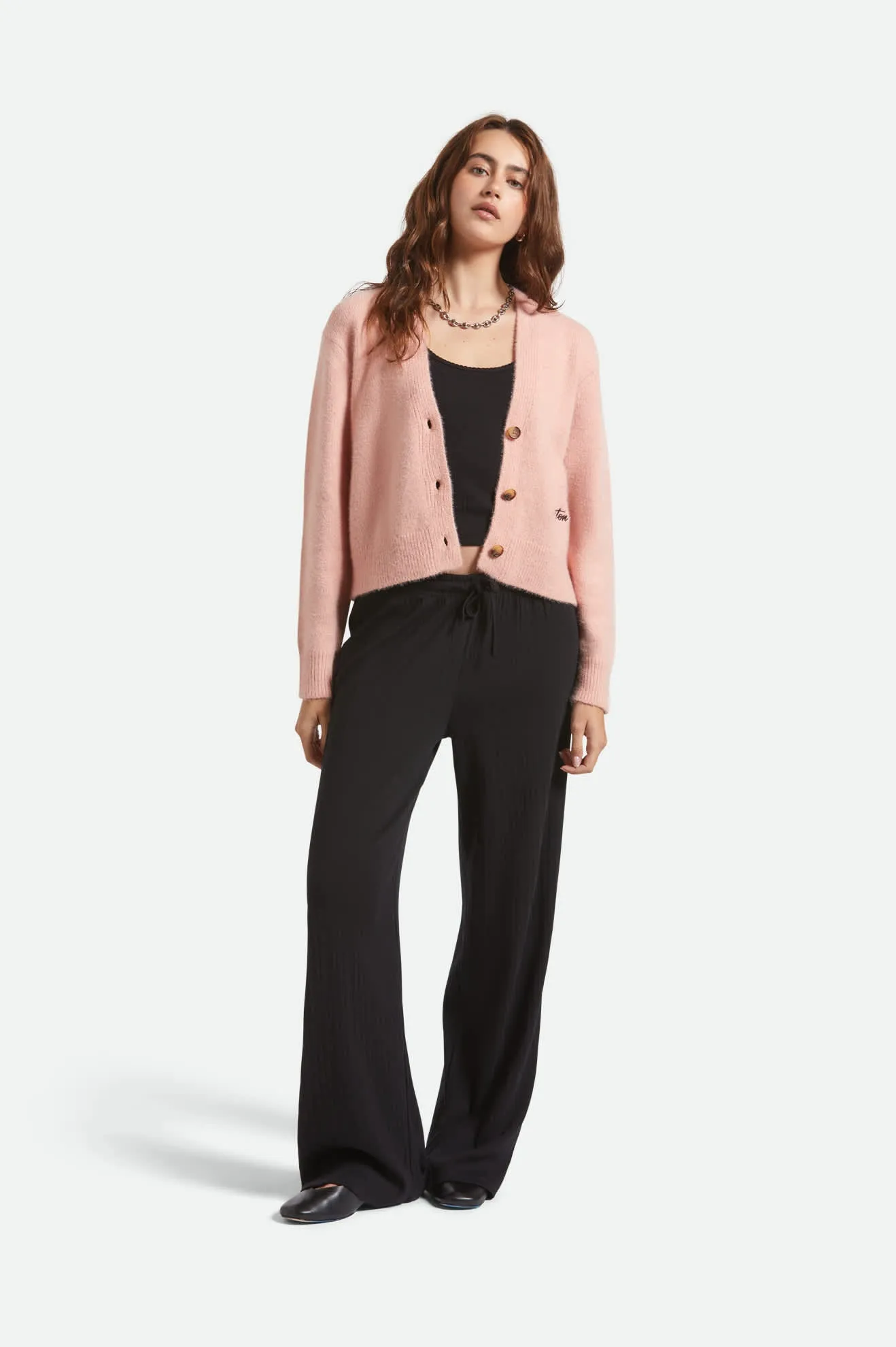 Comfortable Wear Town Cardigan - Mellow Rose