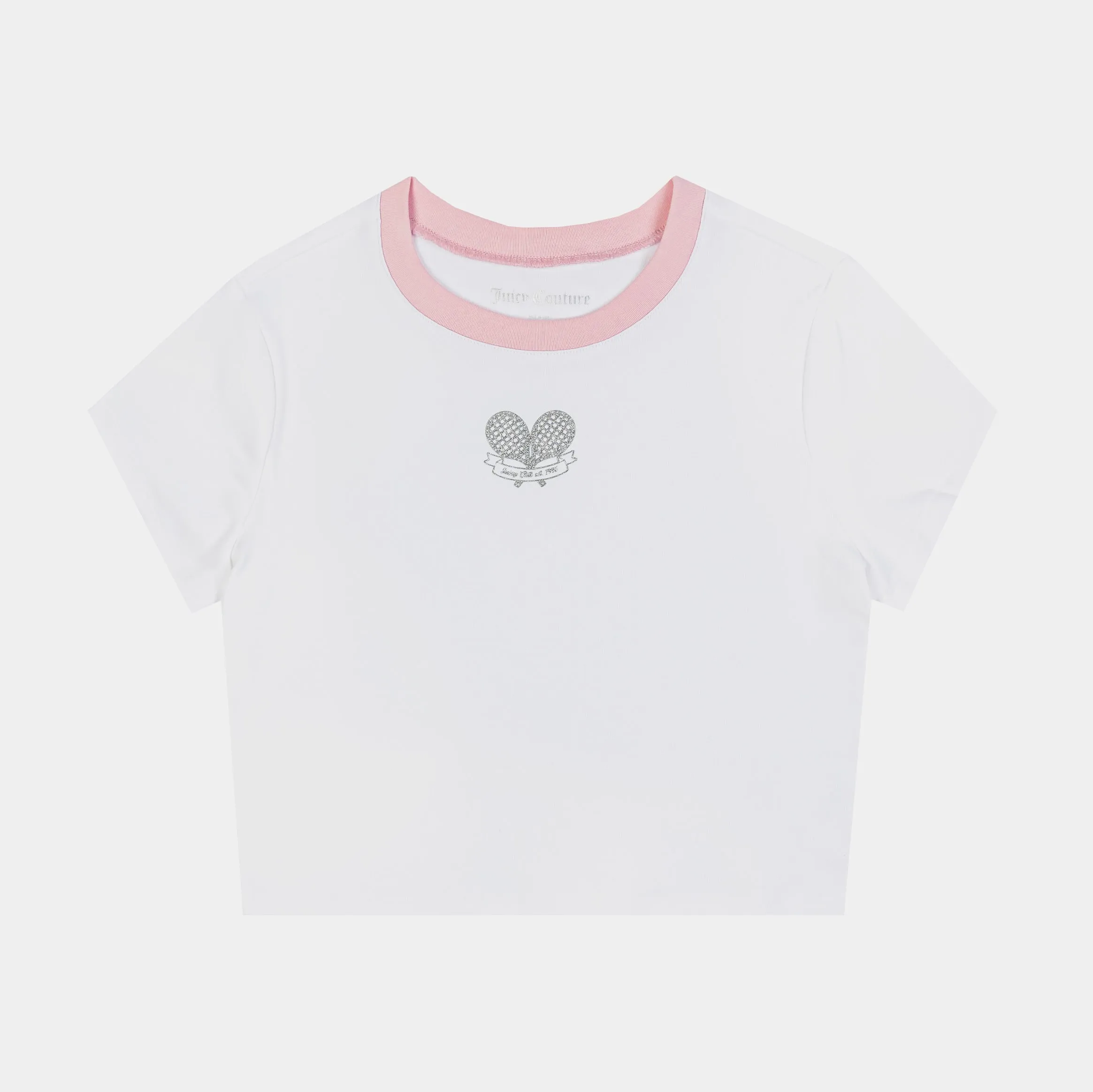 Wool Fit Stylish Blouse Tennis Baby Tee Womens Short Sleeve Shirt (White/Pink)