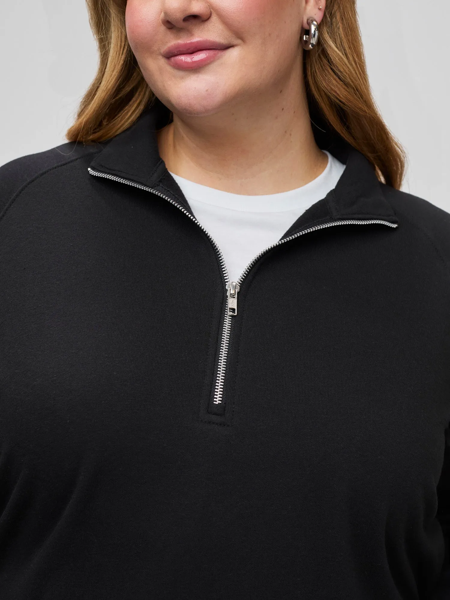 Women's Black Half Zip product hiking suitable durability