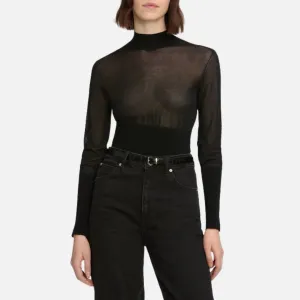 The Sleek Sweater (Black) AntiPilling Technology Gentle Fit