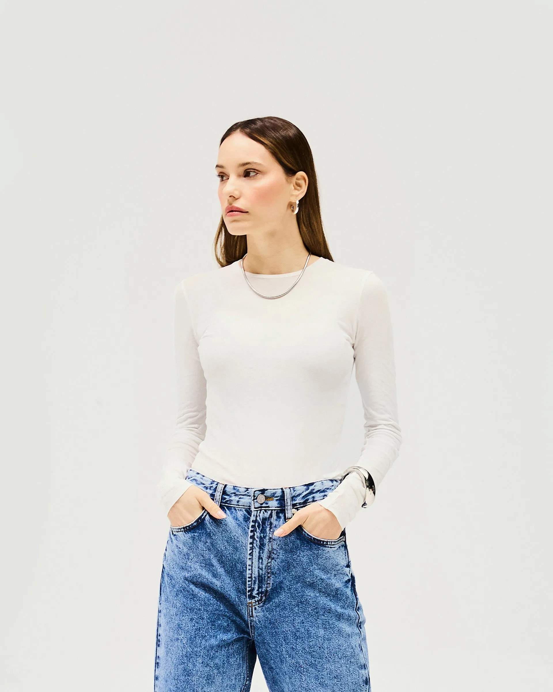 Trigger Long Sleeve - Cream Sublimation Print Resistant