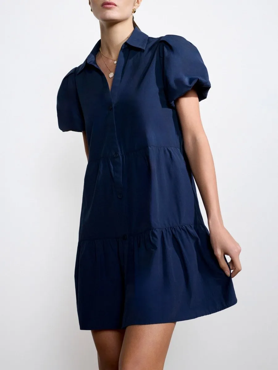 The Havana Mini Dress Beaded-Edge