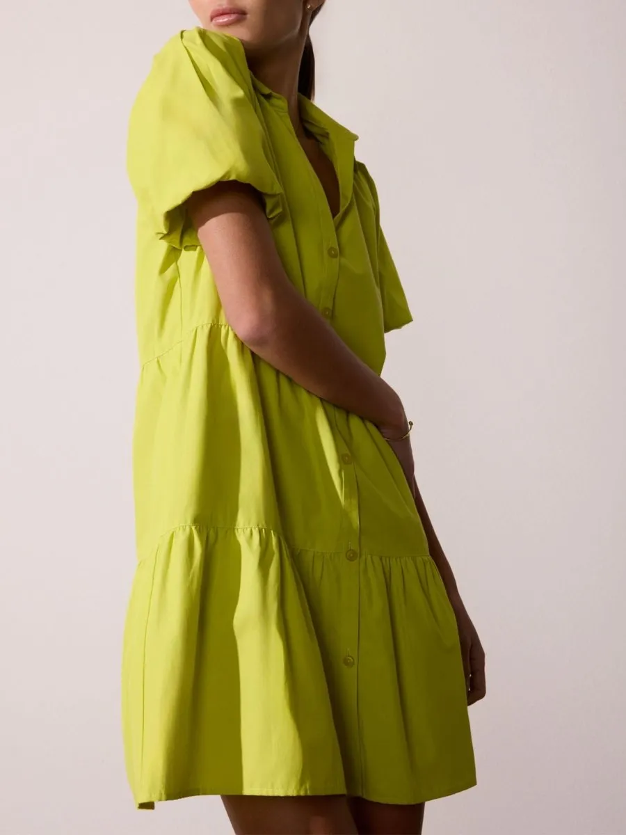 The Havana Mini Dress Front-Slit Stylish Vibe