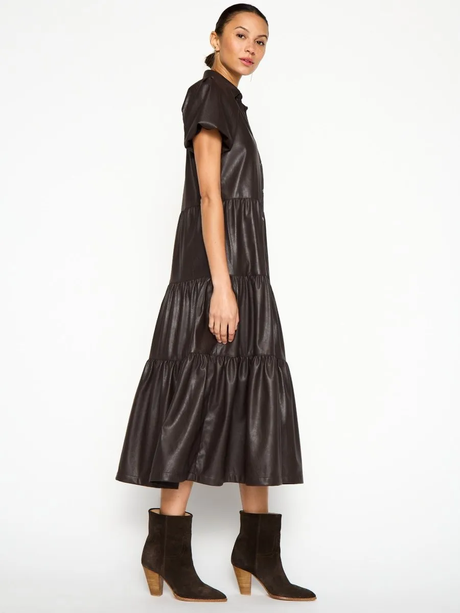 The Havana Vegan Leather Dress Versatile Style Wear Youthful Look
