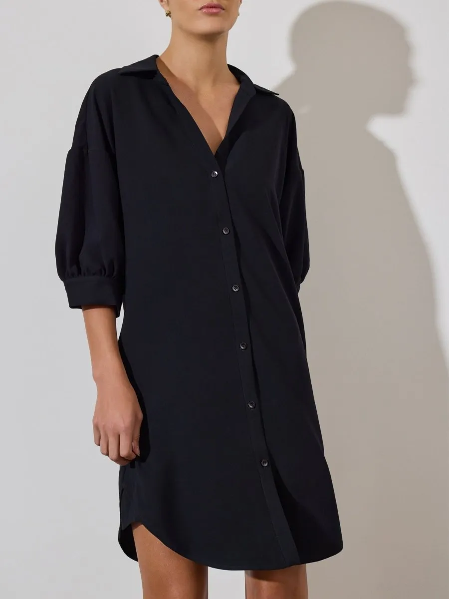 The Kate Crepe Belted Dress Farm Scene