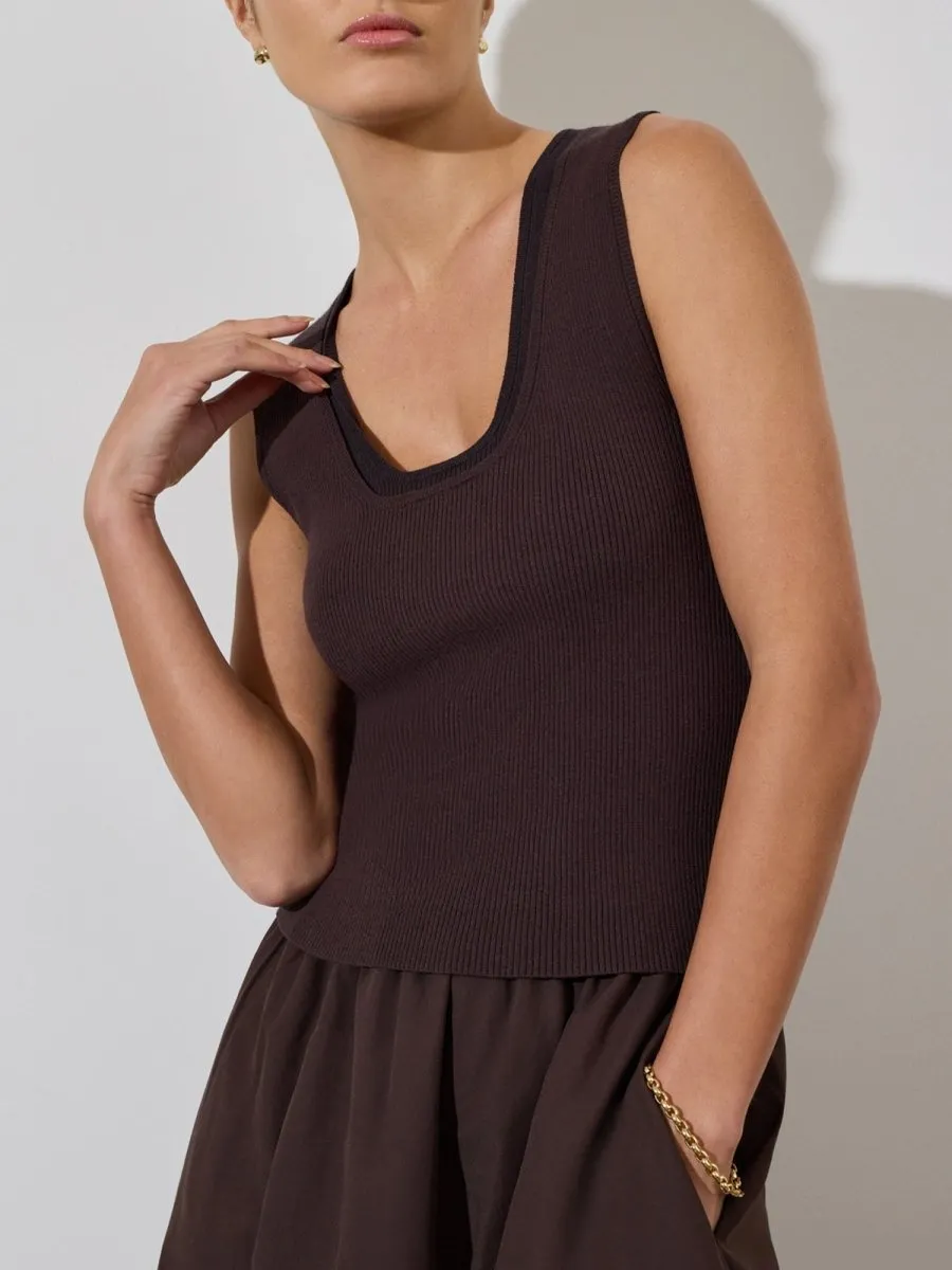 The Sofia Sleeveless Dress Layered Volume Soft Presence