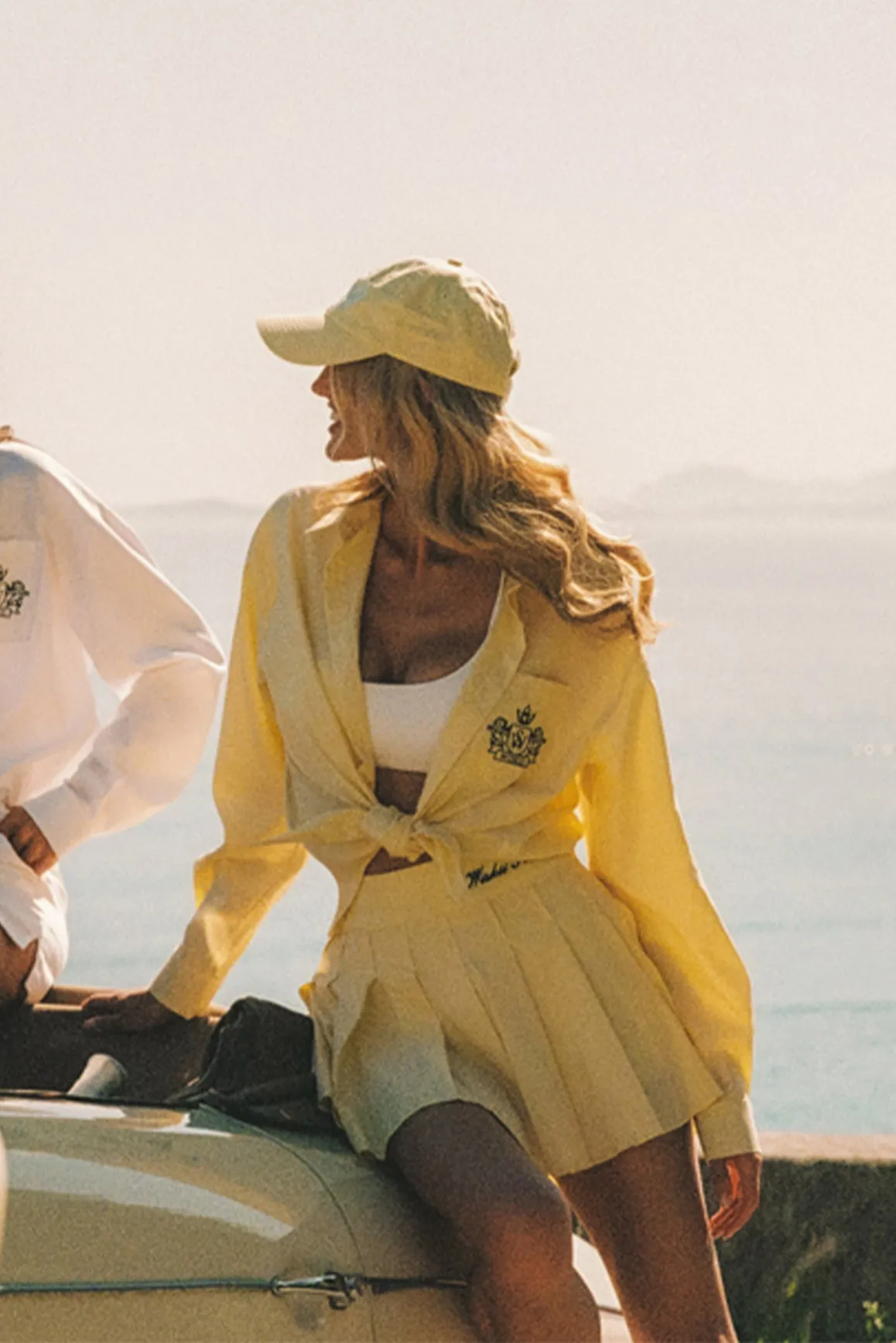 Contemporary Brand Flow Look Riviera Pleated Skirt