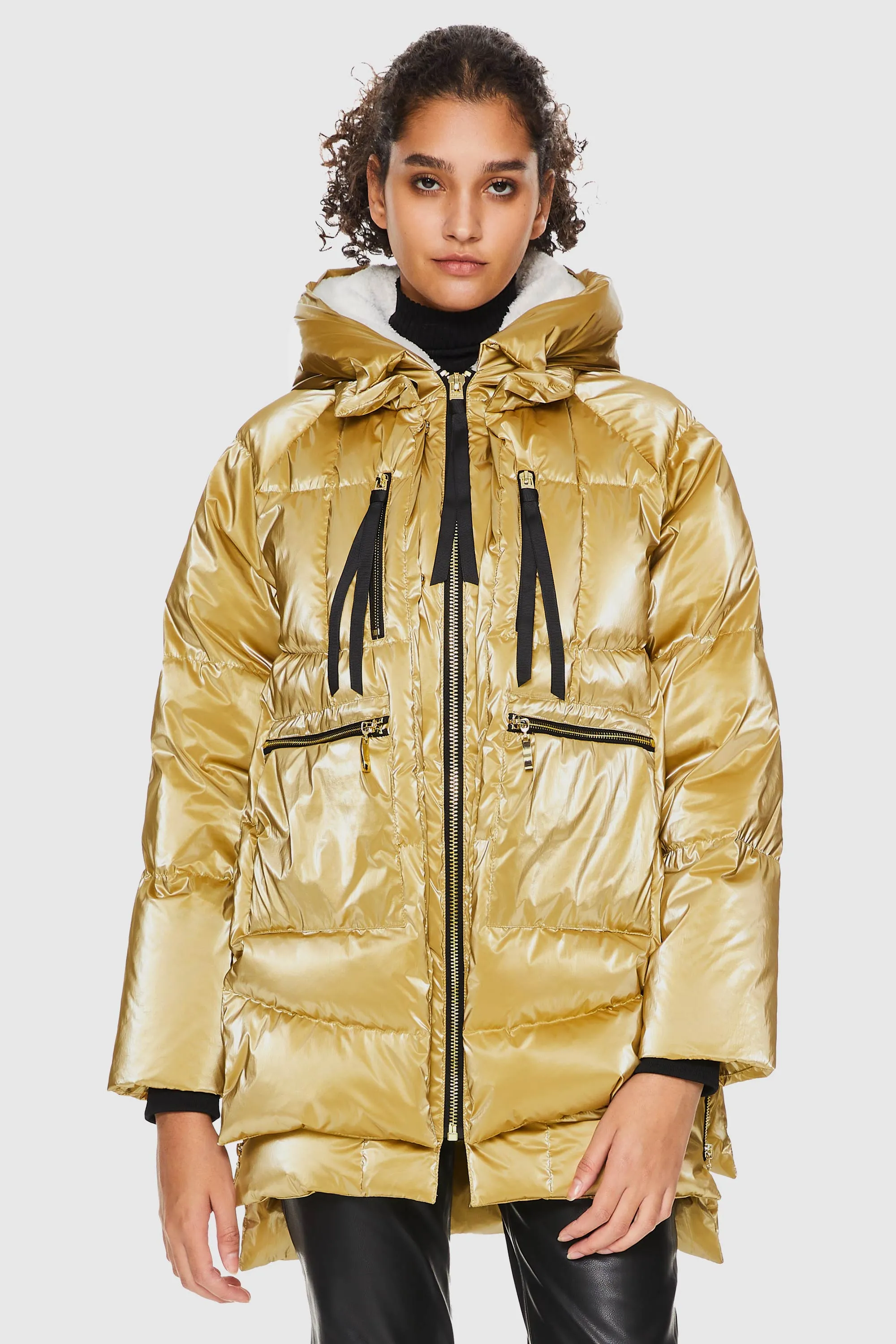 Insulated Warmth 092 Cosmos Chrome Down Puffer
