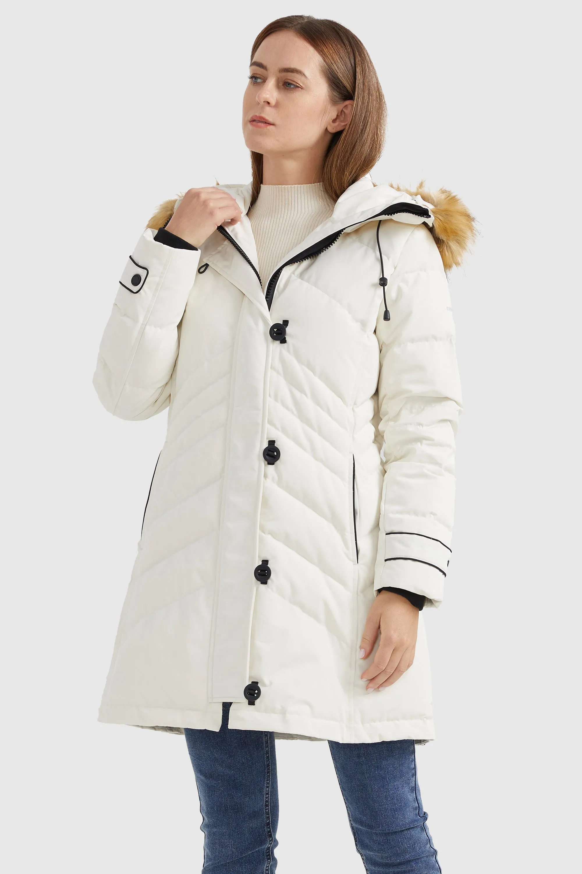 Winter Fashion Quilted Thickned Down Coat