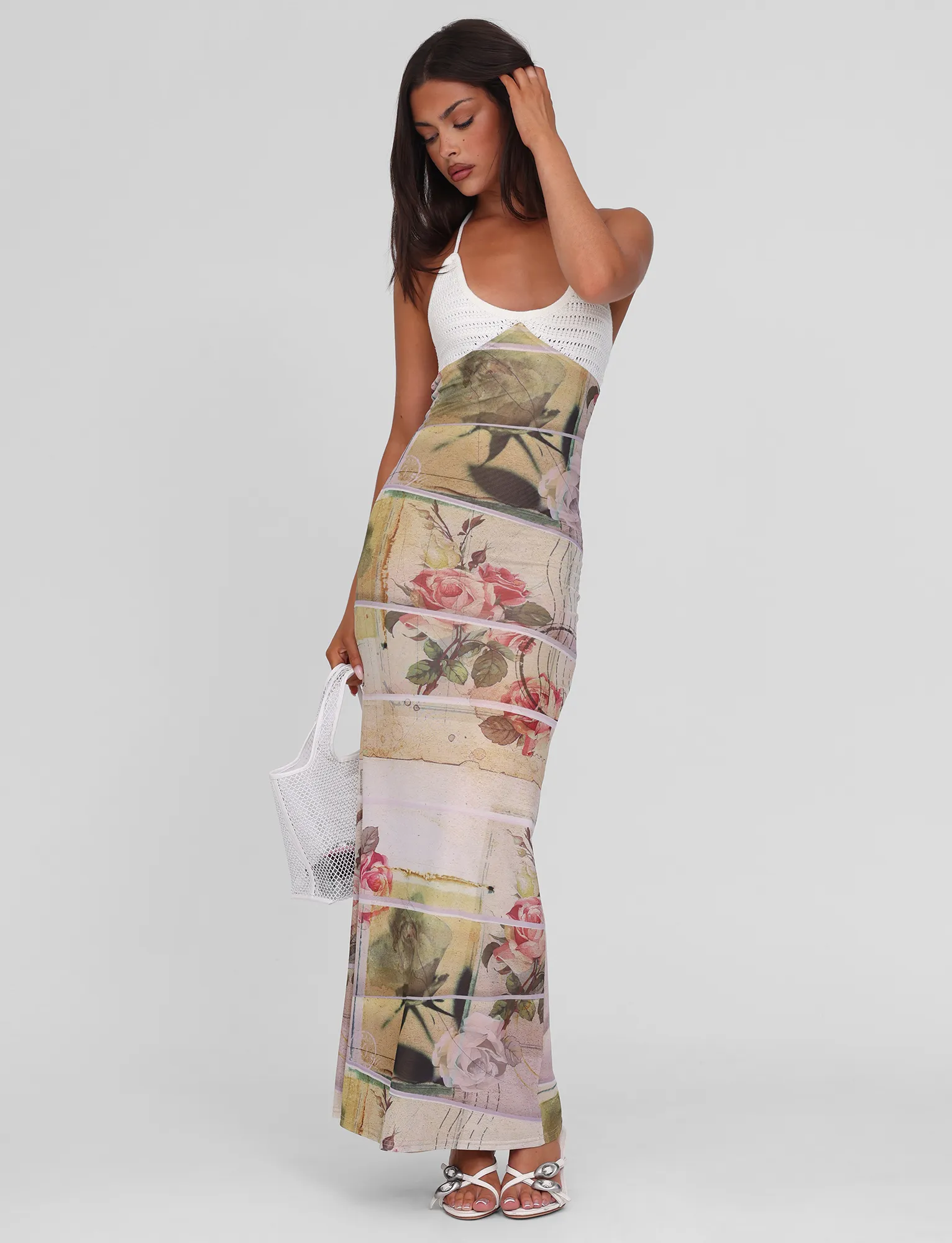 Work Favorite TILLEY MAXI DRESS - ROSE POSTCARD